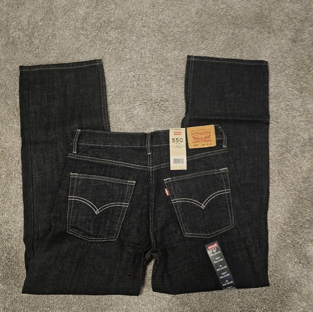 Boys Levi's 550 Relaxed jeans size 18 Reg 29x29